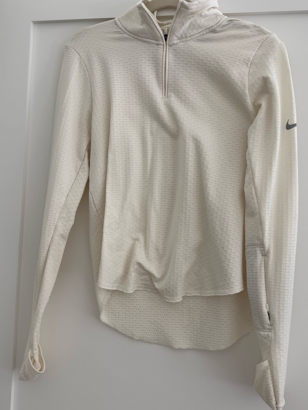 Nike Cream dry fit therma pull over